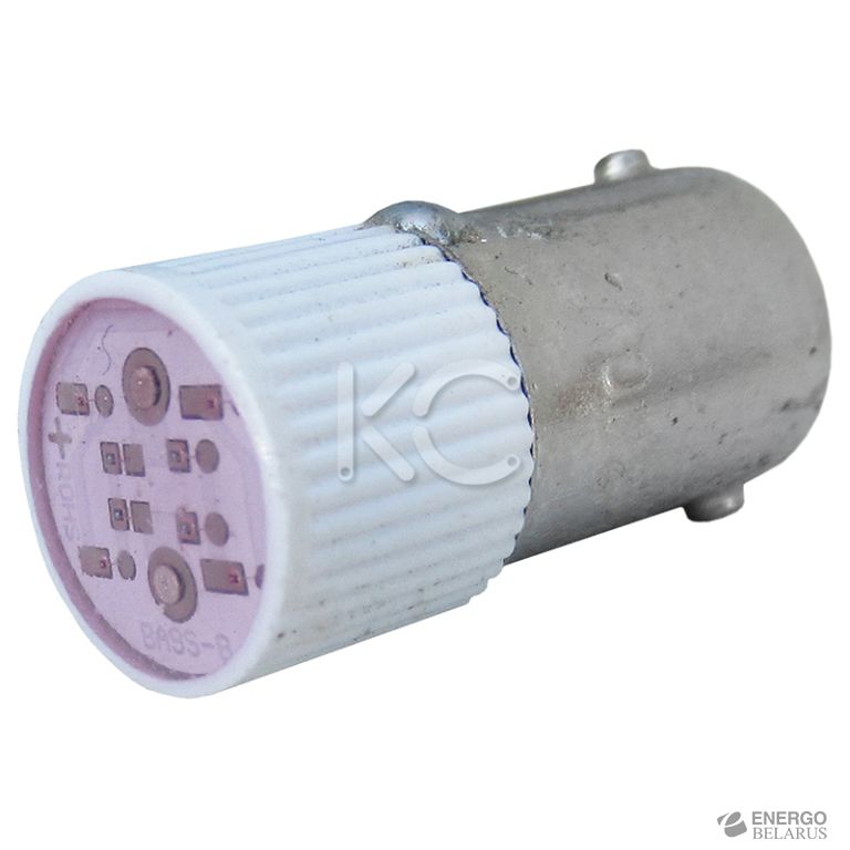 Лампа BA9s для NP2 красная светодиодная матрица AC/DC 220В