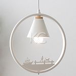 Светильник светодиодный подвесной Астерия MMD-LED A044-1-1xE27, белый, Home Light