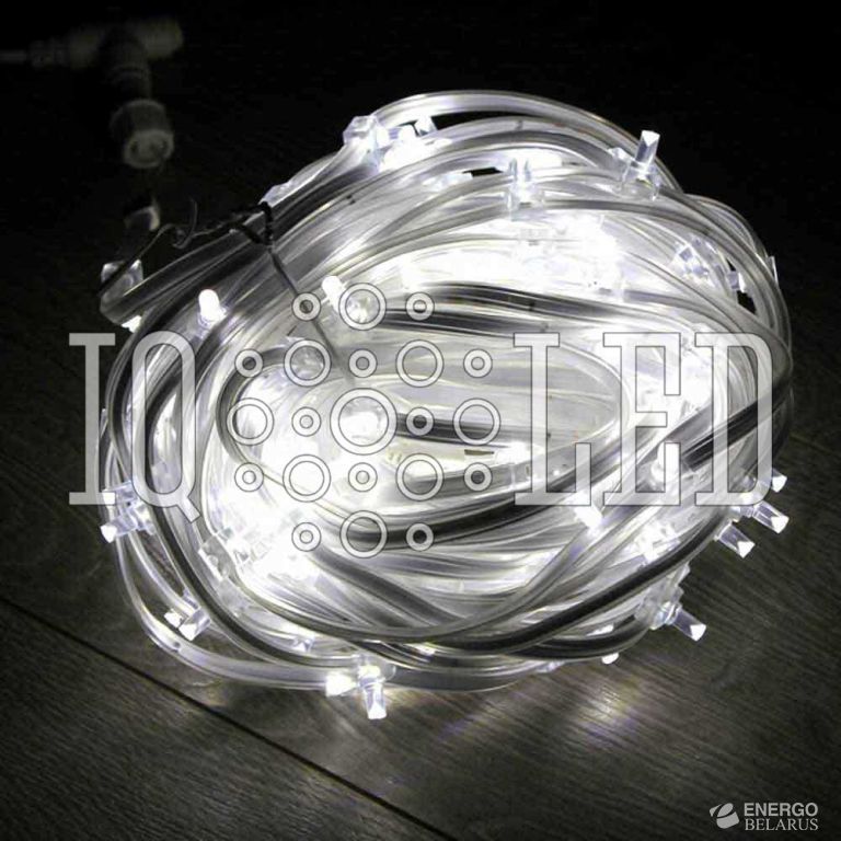 Гирлянда клип-лайт 12В, 20M, Светодиод. белая