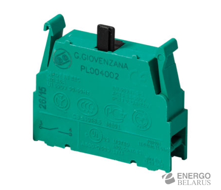 Кнопка грибковая с фиксацией и индикацией PPFN1R4S d40 RED IP65