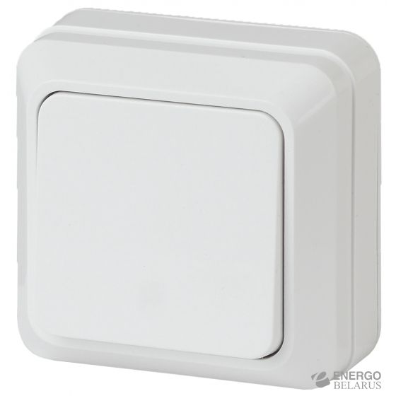 2Э-101-01 Intro Выключатель, 10А-250В, ОУ, б.м.п., Quadro, белый