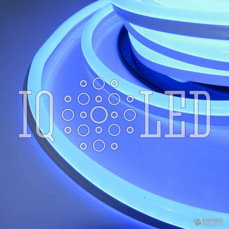 Неон SMD3528 2W, 50M, 240V, синий, 15х26мм, 1М