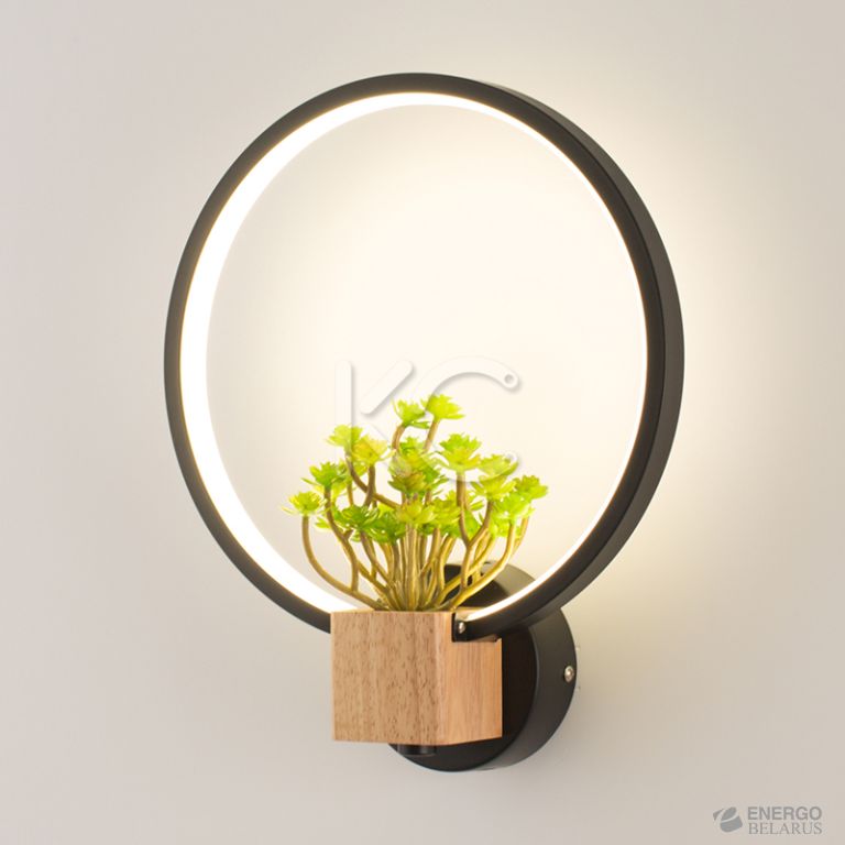 Светильник светодиодный настенный Астерия MMD-LED C056-2-12W, 4000K, черный, Home Light