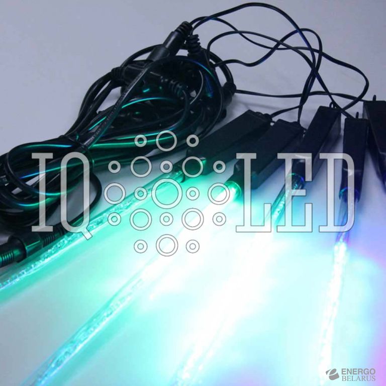 Сосульки Трубки ICE 5шт Бел. SNOW 0.5M 12V мульти