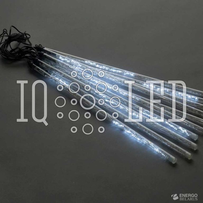 Сосульки Трубки 5шт 0,5М Бел. SNOW 0.5M 12V