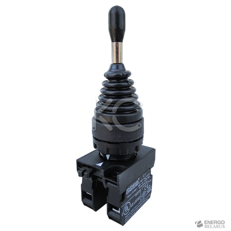 Джостик пластик 2 положения без фиксации, с адаптером и 2НО контакт IP65