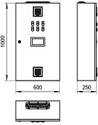 Установка аккумуляторная BS-ELECTRO-5-QS25-400/220-0,9-1-AC8FU5-V01-IP54 a25118