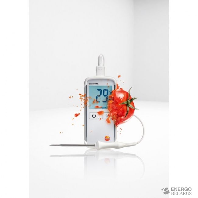 Термометр водонепроницаемый testo 108 с возможностью подключения зондов т/п Тип Т и К (0563 1080)