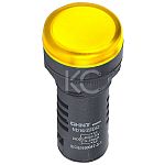 Индикатор ND16-22D/2 желтый AC/DC230В (R) (CHINT)