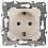 Розетка 12-2102-02 ЭРА 2P+E Schuko со шторками, 16A-250В, IP20, Эра12, слоновая кость (10/100/2800)