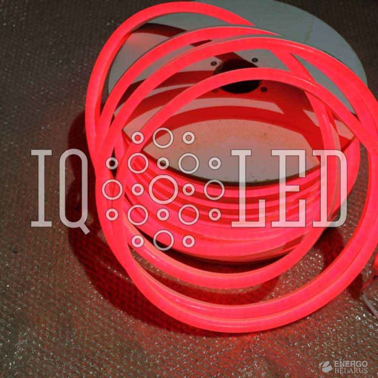 Неон DIP 2W, 0.5, 5FT, 50M, 240V (с красной оплеткой)