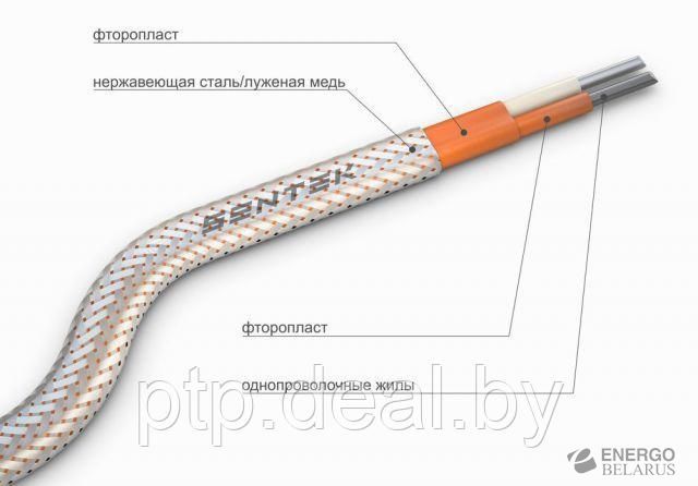 ПТФФЭ (Провод термоэлектродный с изоляцией и оболочкой из фторопласта экранированный)