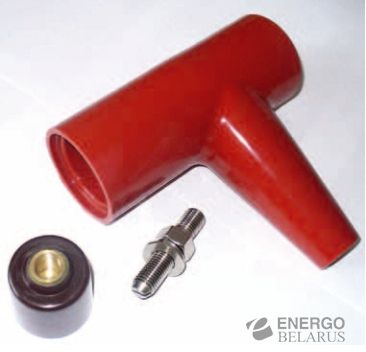 Разъемный изолятор (адаптер) концевой силиконовый для бушингов, ячеек типа С (400/630А) распределительных устройств с газовой изоляцией на напряжение 10 и 20 кВ