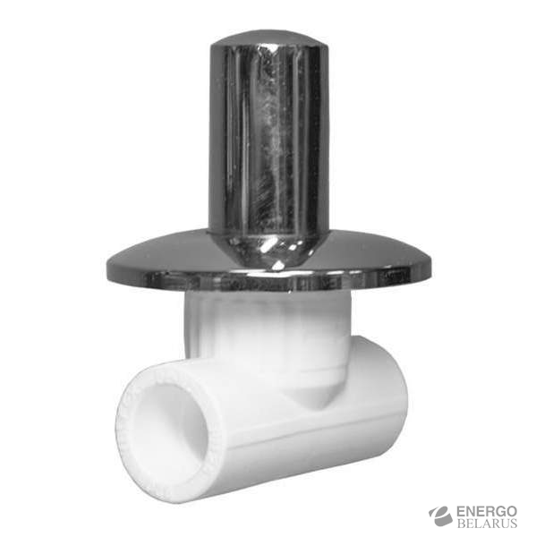 Вентиль хромированный 32*1" (16/8) Valfex белый