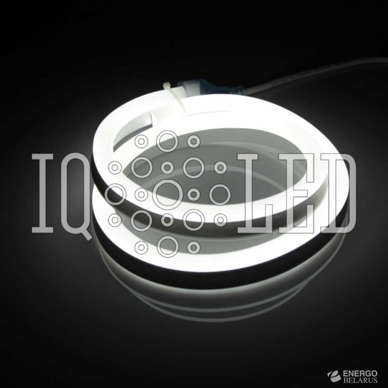 Неон SMD2835 24V, 120P, big size белый, 12х25мм, 1метр