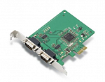 Плата 2-портовая MOXA CP-102E RS-232 для шины PCI Express, male DB9, без кабеля