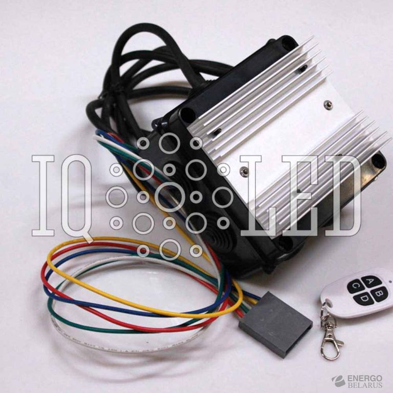 Контроллер 240V 4-канальный, 4800W С IR-пультом управления