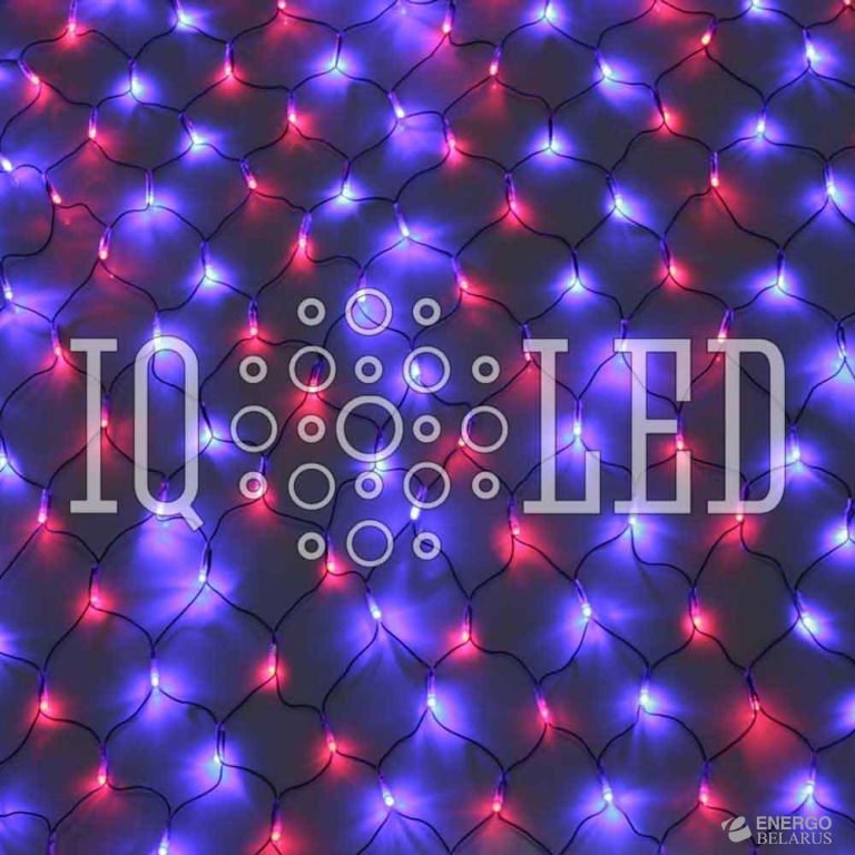 Сеть с контроллером 230V 3.0*1.0м (красн., син./чер.пр)