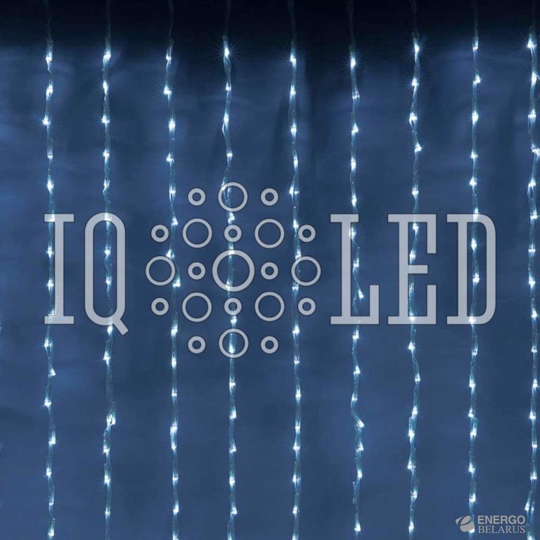 Дождь-водопад 230V 2,4х3, 6м, 250Вт белый