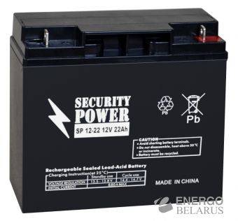 Батарея аккумуляторная Security Power SP 12-22 12V/22Ah