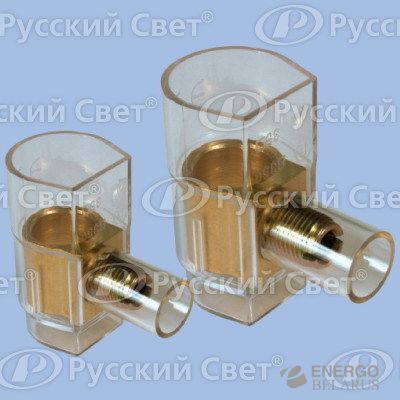 Клемма 1х(16-35мм)х1пол. винтовая п/п ДКС B350