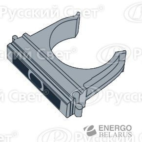 Клипса для трубы d25мм Т-Пласт 55.05.002.0003