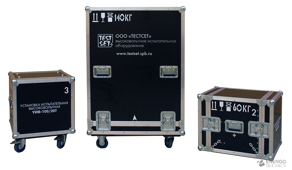 Установка испытательная высоковольтная УИВ-100/20Т в транспортном исполнении