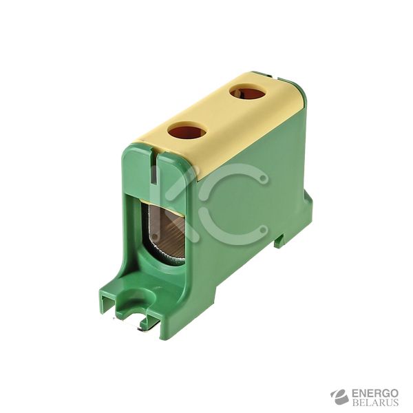 Клемма вводная силовая КВС 35-150 желто-зеленая КС