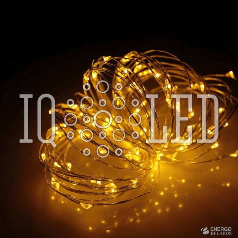 Гирлянда Роса 12В 10M жёлтая