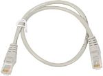 Патч-корд RJ45 UTP 0.5м кат.5E серый