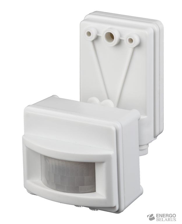 Датчик движения ЭРА MD 01 прожекторный 1200Вт, IP-44, 12м (60/360)