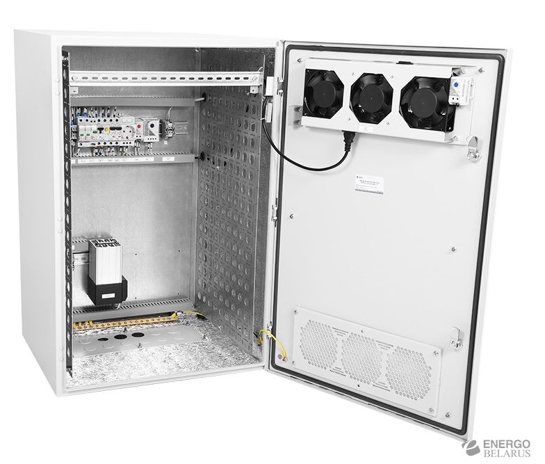 Шкаф уличный всепогодный настенный укомплектованный 9U (Ш600хГ300), комплектация T1-IP54