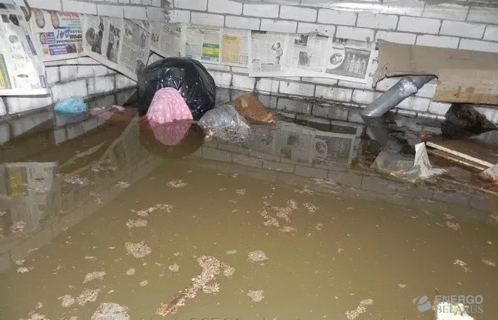 Откачка воды из подвальных помещений