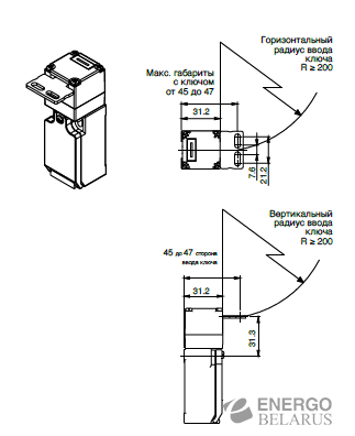 Выключатель безопасности STNK02 IP67