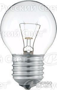 Лампа накаливания Stan 60Вт E27 230В P45 CL 1CT/10X10 Philips 926000005857 / 871150006702950