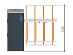 Тумба шлагбаума GGT80AGS 803BB-0180