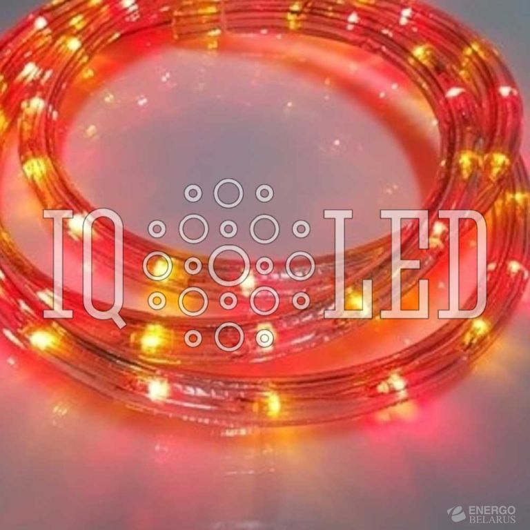 Дюралайт круглый 3W 100M 240V мульти, 13мм (4м)