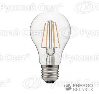 Лампа светодиодная филаментная СДФ-6 А60 E27 2700К Лисма 390020413
