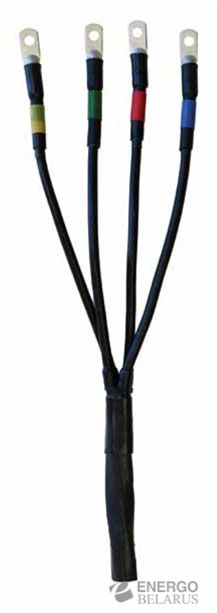 Муфта концевая внутренней (В), наружной (Н) установки для 4-х жильного кабеля с пластмассовой изоляцией на напряжение до 1 кВ