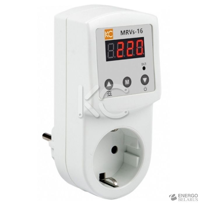 Цифровое розеточное реле напряжения MRVs-16 КС