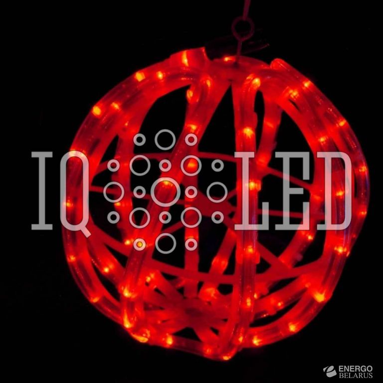 Шар D30см красный