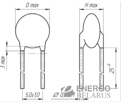 Терморезистор РТС-З