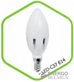 Лампа светодиодная LED-СВЕЧА-standard 5 Вт 220В Е14 400Лм