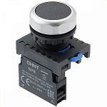 Кнопка NP8-10BN/2 черная (1НО) IP65 CHINT