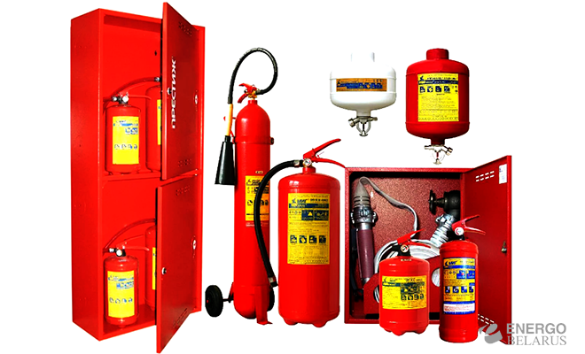 Техническое обслуживание средств пожаротушения (огнетушителей и модулей пожаротушения)