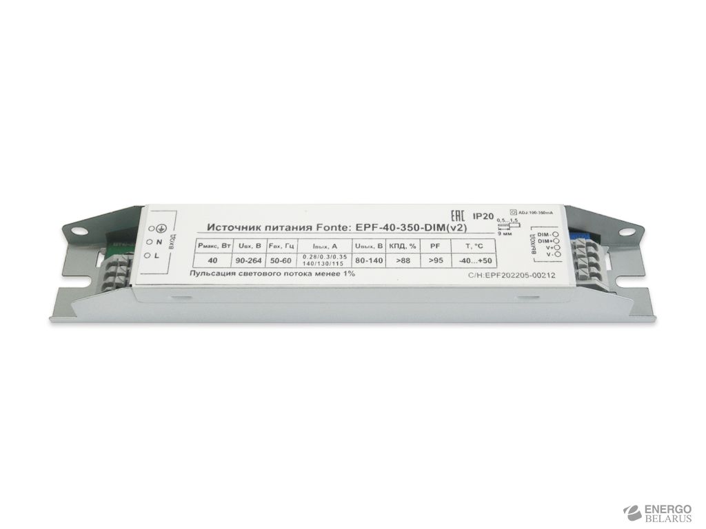 Источник питания Fonte EPF-40-350-DIM