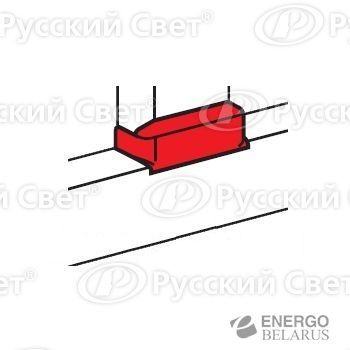 Ответвитель плоский 80мм Leg 010735