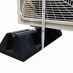 Опора антивибрационная резиновая 1000/95/160мм. Оцинкованный металлический каркас