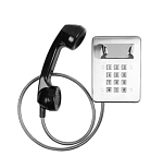 TALK-4032 Миниатюрный вандалозащищенный телефон с клавиатурой для общественных мест