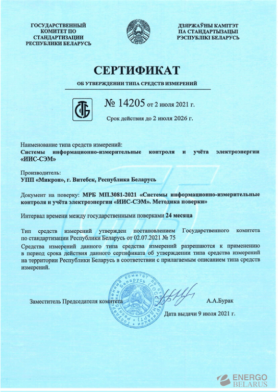 Разработка и согласование паспорта «ИИС СЭМ»